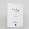 Effect Quadro Cornice Alluminio 30x45 cm Bianca con Vetro Museum