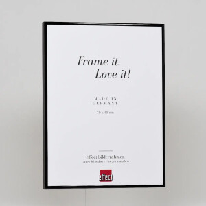 Effect Quadro Cornice Alluminio 30x45 cm nero lucido con vetro museo