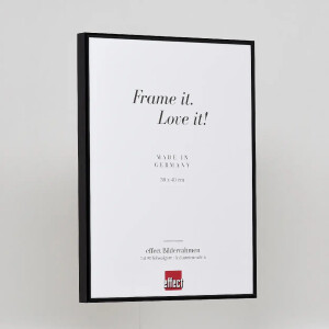Effect Quadro Cornice Alluminio 30x45 cm nero lucido con vetro museo