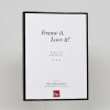 Effect Quadro Cornice Alluminio 30x45 cm nero lucido con vetro museo