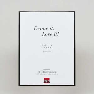 Effect Quadro Cornice Alluminio 30x45 cm Antikargento con Vetro Museo