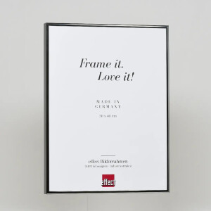 Effect Quadro Cornice Alluminio 30x45 cm Antikargento con Vetro Museo