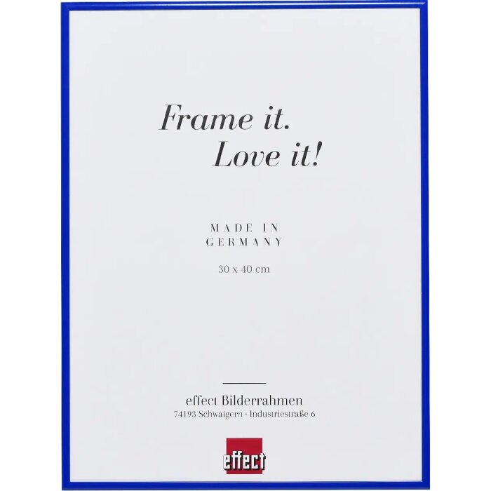 Cornice per foto Effect Quadro blu 35x50 cm vetro Museumsglas