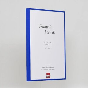 Cornice per foto Effect Quadro in alluminio 42x59,4 cm blu con vetro Museumsglas DIN A2