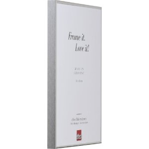 Cornice per foto Effect Quadro in alluminio 50x100 cm argento lucido con vetro museale