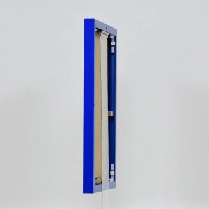 Cornice per foto Effect Quadro in alluminio 50x60 cm blu con vetro Museumsglas