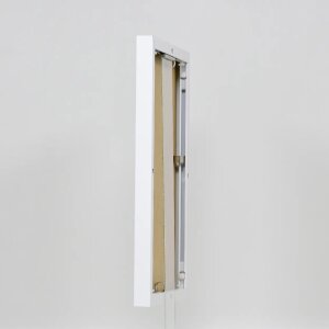 Cornice per foto in alluminio Effect Quadro 60x80 cm bianco con vetro museale