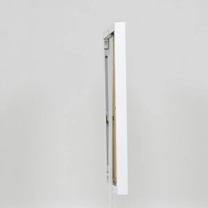 Cornice per foto in alluminio Effect Quadro 60x80 cm bianco con vetro museale