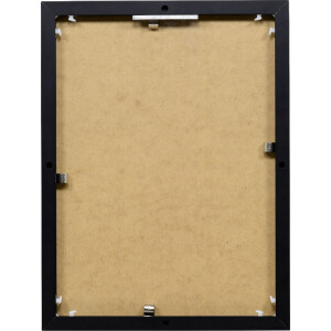 Quadro in alluminio Effect 60x90 cm nero con vetro museale