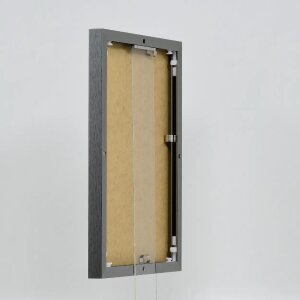 Cornice per foto in alluminio Effect 60x90 cm antico argento con vetro museale