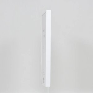 Cornice per foto in alluminio Effect Quadro 62x93 cm bianca con vetro museo