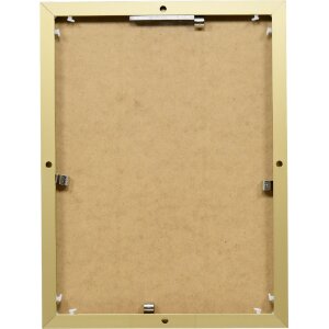 Quadro in alluminio Effect 70x70 cm con vetro museale oro