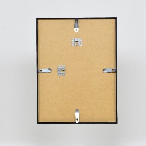 Cornice per foto in alluminio Effect con vetro museale nero 18 x 27 cm