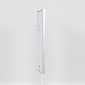 Cornice per foto in alluminio Effect Serie 1 con vetro museale argento 30 x 30 cm