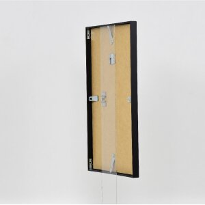 Cornice per foto Effect Serie 1 in alluminio con vetro museale nero 29,7 x 42 cm