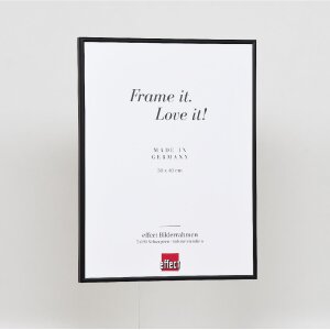 Cornice per foto in alluminio Effect Serie 1 con vetro museale nero 40 x 40 cm