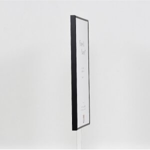 Cornice per foto in alluminio Effect Serie 1 con vetro museale nero 40 x 50 cm