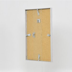 Cornice per foto in alluminio Effect Serie 1 con vetro museale argento 42 x 59,4 cm