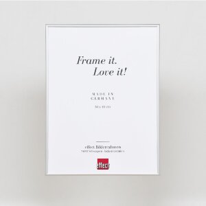 Cornice per foto in alluminio Effect Serie 1 con vetro museale argento 42 x 59,4 cm
