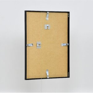 Cornice per foto in alluminio Effect con vetro museale nero 50 x 75 cm