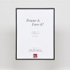 Cornice per foto in alluminio Effect con vetro museale nero 50 x 75 cm
