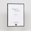 Cornice per foto in alluminio Effect con vetro museale nero 59,4 x 84,1 cm