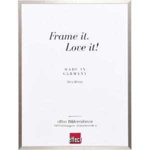 Cornice per foto in alluminio Effect Serie 2 Vetro museo...