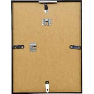 Cornice per foto in alluminio Effect Serie 2 con vetro museale nero 20x28 cm