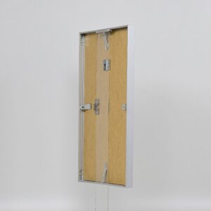 Cornice per foto in alluminio Effect Serie 2 con vetro museo argento 50x75 cm