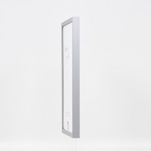 Telaio effetto legno profilo 35 grigio chiaro 25x50 cm vetro museo