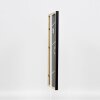 Cornice effetto legno massello profilo 39 nero 10x10 cm vetro museo