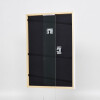 Cornice effetto legno massello profilo 39 bianco 10x10 cm vetro museo