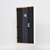 Effetto cornice in legno massiccio Profilo 39 bianco 25x35 cm Vetro Museo