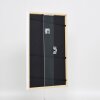 Effetto cornice in legno massiccio Profilo 39 bianco 25x35 cm Vetro Museo