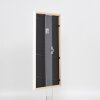 Effetto cornice in legno massiccio Profilo 39 bianco 25x35 cm Vetro Museo