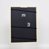 Cornice effetto legno massello profilo 39 bianco 25x50 cm vetro museo