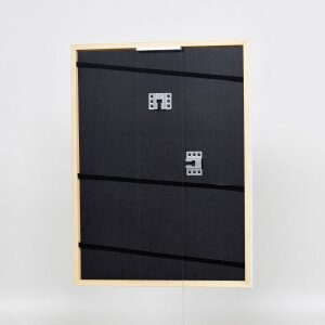 Effetto cornice in legno massiccio Profilo 39 bianco 29,7x42 cm Vetro Museo
