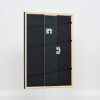 Effetto cornice in legno massiccio Profilo 39 nero 30x45 cm Vetro Museo