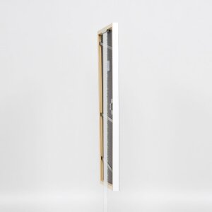 Effetto cornice in legno massiccio Profilo 39 bianco 40x50 cm Vetro Museo