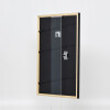 Effetto cornice in legno massiccio Profilo 39 nero 42x59,4 cm Vetro Museum