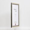 Cornice per foto in legno Effect Profilo 40 Argento 18x27 cm Vetro Museo