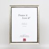 Cornice per foto in legno Effect Profil 40 Argento 27x48 cm Vetro museo
