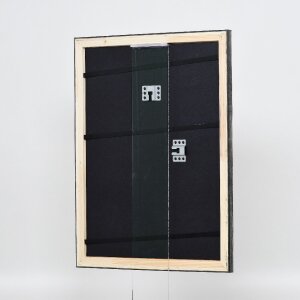 Cornice per foto in legno Effect Profil 40 Platin 70x100 cm con vetro museale