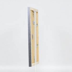 Cornice per foto in legno Effect Profilo 41 Argento 18x27 cm con vetro museale