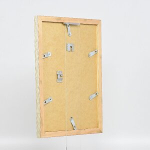 Cornice per foto in legno Effect Profilo 41 Antico argento 20x28 cm vetro museo