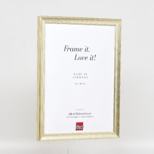 Cornice per foto in legno Effect Profilo 41 Antic Silver 25x30 cm Vetro museale