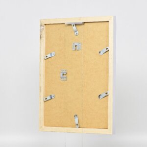 Cornice per foto in legno Effect Profilo 41 Argento 25x60 cm Vetro museo