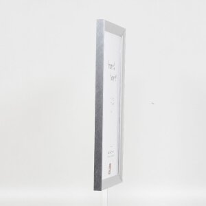 Cornice per foto in legno Effect Profilo 41 Argento 25x80 cm Vetro Museo