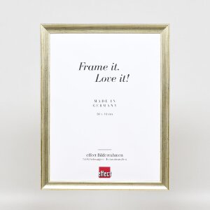 Cornice per foto in legno Effect Profilo 41 Argento Anticopiatto 27x48 cm Vetro Museale