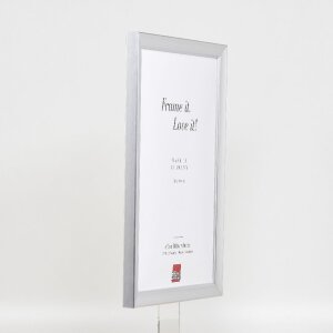 Cornice per foto in legno Effect Profilo 41 Argento 35x100 cm Vetro museale